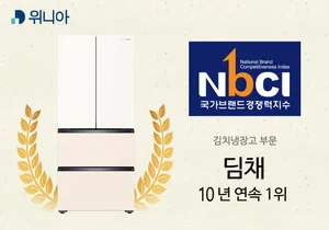 '딤채=김치냉장고'..국가브랜드경쟁력지수 10년째 1위