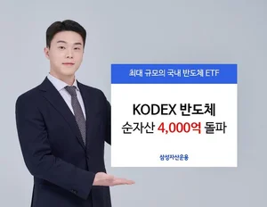 삼성자산운용, KODEX반도체 ETF 순자산 4000억원 돌파