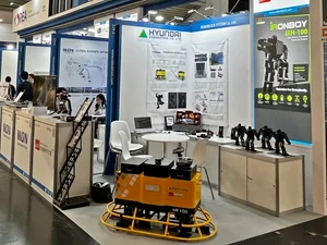 현대엔지니어링, AI 미장로봇 독일 뮌헨 자동화 전시회에서 선보여