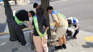 벽산 신입사원과 함께 플로킹 캠페인 진행