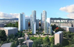 급경사지 마장동 일대...24층 친환경 주거단지로 변신