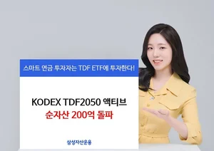 삼성자산, KODEX TDF2050 액티브 순자산 200억 돌파