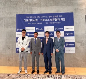 프로닉스, 아모레퍼시픽서 마이크로 LED 마스크 판다