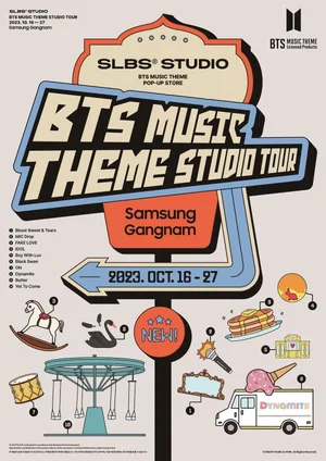 슬래시비슬래시, ‘BTS MUSIC THEME STUDIO TOUR’ 팝업 스토어 전개