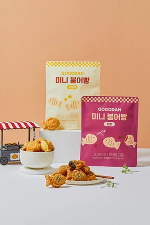 고고단, 단백질 넣은 영양 간식 ‘미니 붕어빵’ 2종 출시 