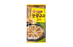 오뚜기, 기름 없이 굽는 눈꽃 모양 '눈꽃 교자' 출시