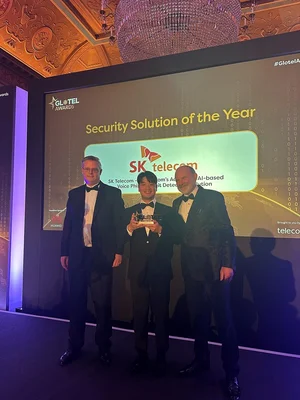 SKT, AI 활용 보안 기술로 '글로벌 텔레콤 어워드' 수상