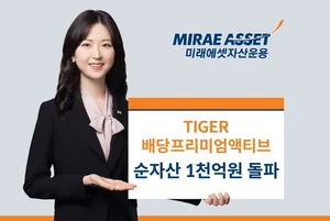 ‘TIGER 배당프리미엄액티브 ETF’ 순자산 천억 돌파