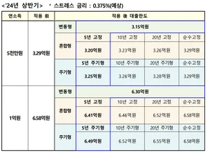 내년 변동금리 주담대 한도 준다..스트레스 금리 적용