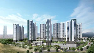 부산 '문현 푸르지오 트레시엘' 선착순 동호수지정 분양 시