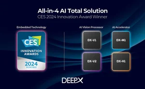 딥엑스, CES 2024에서 AI 반도체 4종 ‘올인포 AI 토탈 솔루션’ 공개