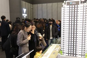 大寒 추위에도 3일간 1만 6000명 몰렸다...서광교 한라비발디 레이크포레