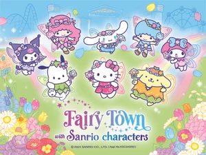 튤립동산에 헬로키티, 쿠로미, 시나모롤이 소풍을!