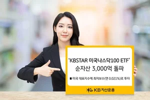 KB자산운용, ‘KBSTAR 미국나스닥100 ETF’ 순자산 3000억 돌파