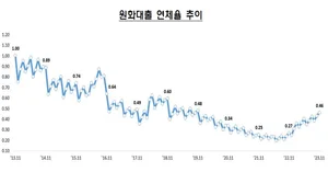 작년 11월 은행 대출연체율 4년 만에 최고치