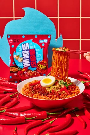 농심, 배홍동쫄쫄면 챌린지에디션 출시...비빔면 1위 목표