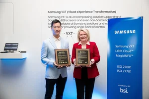 삼성 VXT, 영국왕실표준협회 국제 정보보호 관리체계 표준 인정 받아