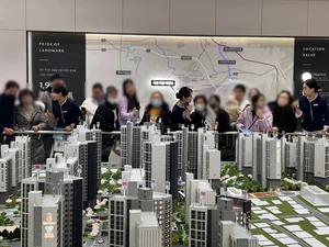 서신 더샵 비발디 인파 북적…첫 주말 2만명 몰려