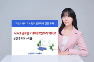 'KoAct 글로벌기후테크인프라 ETF' 상장 후 14% 수익