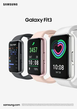 삼성전자, 100종류 이상 운동 기록하는 피트니스 밴드 '갤럭시 핏3' 공개
