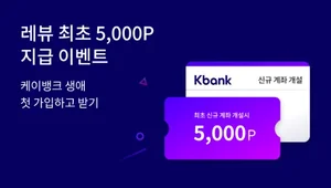 케이뱅크, `레뷰 포인트` 출금 수수료 무료
