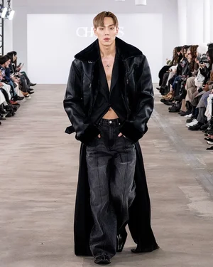 몬스타엑스 셔누, 뉴욕 패션위크 '참스' 런웨이 모델로 등장