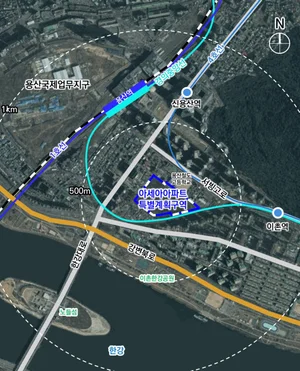 용산 아세아 아파트, 최고 36층 999가구로 조성