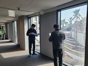 CJ 대한통운 건설부문, 신라스테이플러스 이호테우 준공 품평회 진행