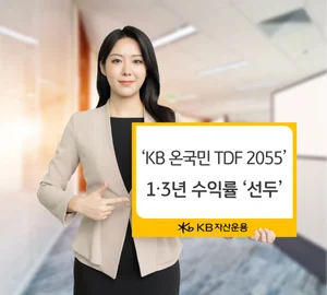 KB자산운용, ‘KB온국민TDF 2055’ 1·3년 수익률 ‘선두’ 