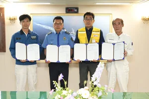 SK오션플랜트, 최신형 3000t급 경비함 1척 해경에 인도