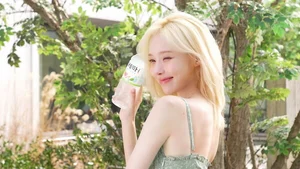 [포토] 에스파 윈터, 광고 촬영현장 상큼 미소 