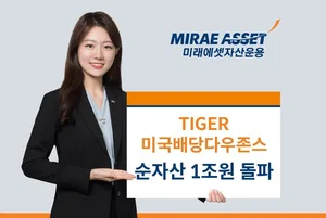 ‘TIGER 미국 배당 다우존스 ETF’ 순자산 1조 돌파