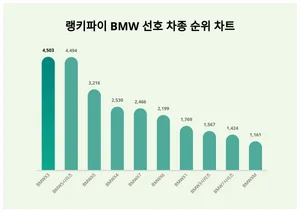 BMW 인기 순위, 랭키파이 본격 분석