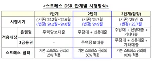 대출한도 9월부터 최대 9% 준다..2단계 스트레스 DSR 2개월 연기