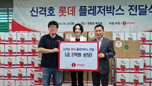 롯데장학재단, 서울 쪽방촌에 2억원 규모 '플레저박스' 지원