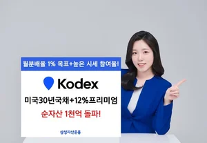 'KODEX 미국30년국채+12%프리미엄 ETF' 순자산 천억 돌파