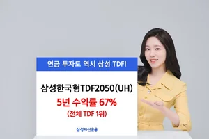 삼성 한국형TDF2050 TDF, 5년 수익률 63% '1위'