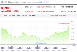 삼성전자, 엔비디아 못한다고 구박받았는데..D램 타고 52주 신고가
