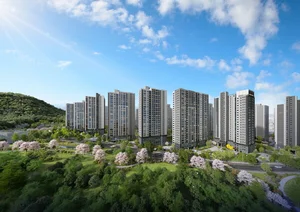 녹지조망권이 도심아파트보다 4도 더 낮아 '인기'