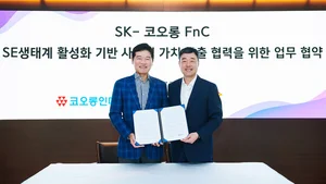 코오롱 FnC, SK그룹과 사회적 가치 창출 위해 맞손
