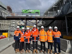 GS건설 허윤홍 대표, 첫 해외 행보... 호주 NEL 도로공사 스모킹 세레모니 참석