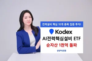 'KODEX AI전력핵심설비' 상장 2주만에 순자산 1천억
