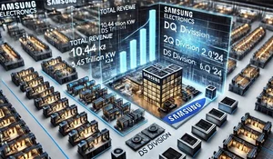 삼성전자, 2분기 매출 74조원·당기순익 9.8조