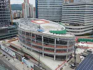 경기도서관 '비정형 외관' 눈길...나선형 구조로 옥상까지 보행 연결