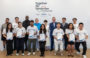 삼성전자, IOC홈페이지에 디지털 커뮤니티 개설