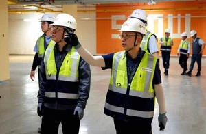 HDC현대산업개발, 폭염속 온열질환 예방 경영진 현장 안전점검