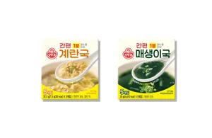 오뚜기, '1분' 간편 계란국·매생이국 출시