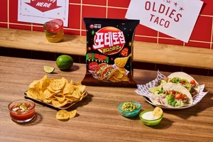 힙지로 타코 맛집 '올디스타코' 농심 포테토칩으로 맛본다