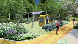 포스코이앤씨, 자가발전 에너지 활용한 친환경 조경시설 개발