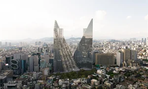 '버닝썬 사태' 르메르디앙 부지에 36층 쌍둥이 빌딩 신축...주거·업무 복합시설